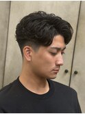 ビジネスパーマ　ワンカールパーマ