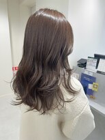 ナビバイケンジ(NaVI by KENJE) 【NaVI / 渡辺】レイヤーカット×アッシュベージュ