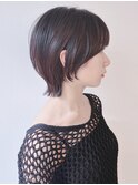 【松戸　テラカド】大人可愛いショートミニウルフ黒髪春夏