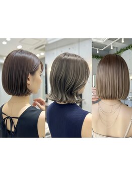 《ただ"染めるだけ"の白髪染めは卒業しませんか?》髪質改善で叶える若々しい白髪×艶感*[札幌大通駅]