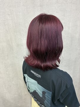 トリコ(ToricO) ラベンダーパープル　ダブルカラー　チェリーレッド　ワイン