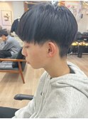 横浜ニュアンスパーマセンターパート緩めフェザーパーマ40代◆