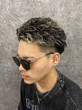 ライズトーキョー 土浦店(RISE TOKYO) がっつり男前！？メッシュ×リバースパーマ！