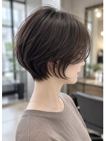 リアン アオヤマ(Liun Aoyama)&nbsp;ひし形大人ショート/アッシュベージ/30代/40代/50代