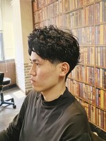 エイチエムヘアー 池袋店(H//M hair)&nbsp;Men's/メンズ/毛流れセンターパート/ナチュラルパーマ