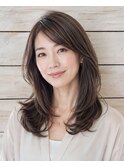 艶感レイヤーセミロング