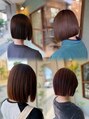 エプリ(epris)&nbsp;切りっぱなしボブスタイル得意です！