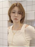 レイヤーボブ/ショート/ブリーチ/髪質改善/リタッチ/白髪ぼかし
