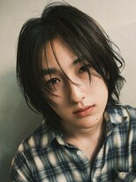 アンサー 原宿(ANSWER)&nbsp;原宿センターパートシースルーマッシュ韓国ヘアニュアンスパーマ