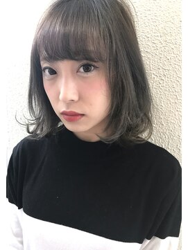 ヘアーデザイン シュシュ(hair design Chou Chou by Yone) ☆chouchou☆透け感グレージュ×ナチュラルボブ