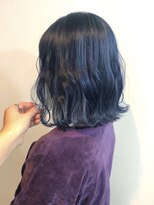 ヘアメイク オブジェ(hair make objet) BLUE 韓国STYLE