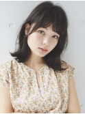  ボブ/カーキグレージュ/大人かわいい[恵比寿/恵比寿駅]