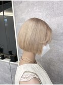 王道ハイトーンベージュ【池袋、ヘアカラー、ケアブリーチ】