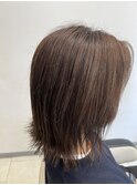脱白髪染めハイライトカラー