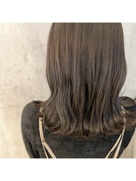 エフ 心斎橋(F a firm faith) くびれヘア/かき上げヘア/アッシュブラウン