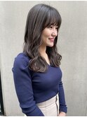 韓国風巻き切りっぱなしロング20代30代40代