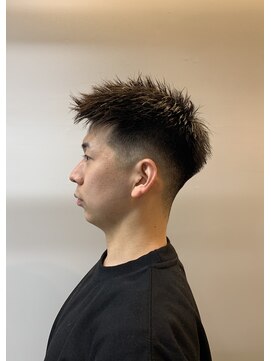 フランクスバーバーザスタンド(Frank’s barber the stand) スキンフェードショートメンズF