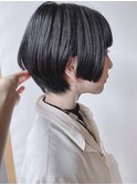 【morio原宿】姫カットボブ　ショートボブ　黒髪　20代ショート