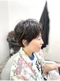 ゆるパーマ×マッシュショート　@1101_hairstyle ●131●