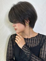 ロンド ストラーダ 心斎橋(Lond strada)&nbsp;ショート×ハイライト白髪ぼかし×マチルダボブ[心斎橋]