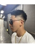 仙台　スキンフェード　パンチパーマ　濡れパン