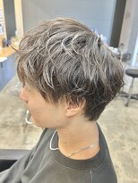 ニアウ 伊勢崎連取店(Niau)&nbsp;メンズマッシュパーマツイストスパイラルパーマ波巻きパーマ