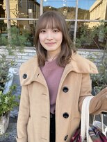 コーディアルヘア 白川本店(Cordial hair)&nbsp;ベージュ×ミディアム