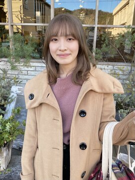 コーディアルヘア 白川本店(Cordial hair) ベージュ×ミディアム