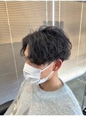 波巻きパーマ