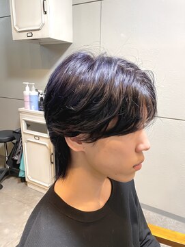 アーチテクトヘア(Architect hair by Eger) メンズ　purple×silver