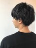 [眉カットで綺麗な目元に♪]メンズカット+眉カット  4950円