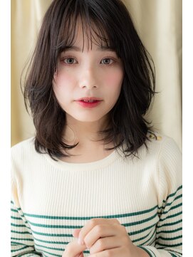 カバーヘア ブリス 北浦和(COVER HAIR bliss) 黒髪アッシュブラックヘルシースタイル315Y北浦和20代30代40代