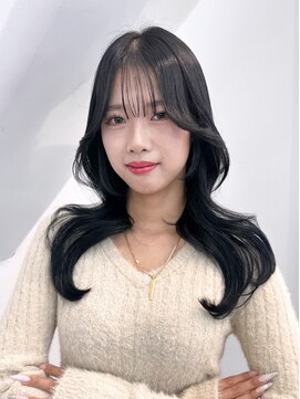 アイティー バイ アルバム 浦和店(IT by ALBUM) 美髪ニュアンスカラーアッシュブラックくびレイヤー_ba487861