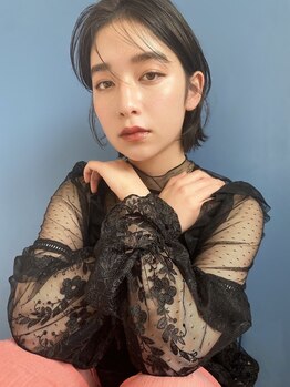 アンジュ 大豆島店(ange)の写真/《鍵は引き算》angeの“黄金比率”で創る首スラリショート。"熟練の技×削る"によるバランスのとれた美しさ