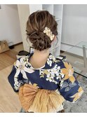 浴衣ヘアセット