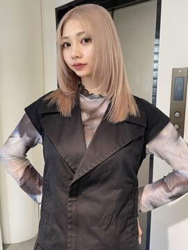 ペレ 梅田(PELE) 前髪/アンブレラカラー/こなれミディ/イメチェン/ウェーブパーマ