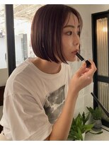 アンプラグド(unplugged)&nbsp;ナチュラルな切りっぱなしボブ