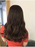 艶髪ブラウン#透明感カラー/髪質改善