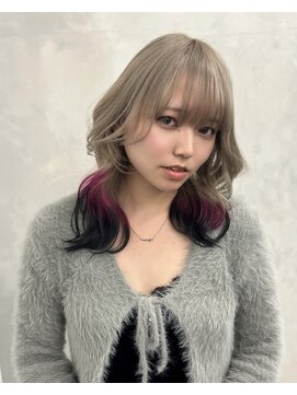 ガルテ(GARTE) ミルクティーベージュ/ハイトーンカラー/エンドカラー/裾カラー