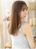 ハイライトカラー抜け感小顔エアストレートh3志木20代30代40代