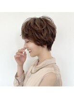 ハピネス クローバー 八木店(Happiness CLOVER) 大人可愛いマッシュショートボブウルフカット30代4 0代50代60代