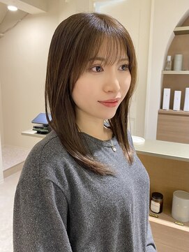 クーナバイトマト 横浜(Cuna by TOMTO) 【RYOSUKE】フォギーベージュ_ミディアムヘア_顔周り