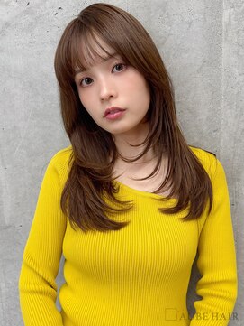 オーブ ヘアー レイア 相模大野店(AUBE HAIR leia) 20代・30代_フェザーバング×顔周りレイヤー