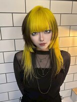 ベレーザ 渋谷(BELEZA)&nbsp;1573ブリーチ＆ダブルカラー渋谷エンドカラーラウンドバング
