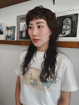 ハク メゾン(HaKU maison) マッシュロングパーマ/オン眉パーマ/ロングスパイラルパーマ