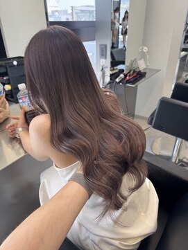 ラピステン 福岡天神 大名店(Lapis) ココアブラウン/ピンク/ダブルカラー/エクステ/髪質改善