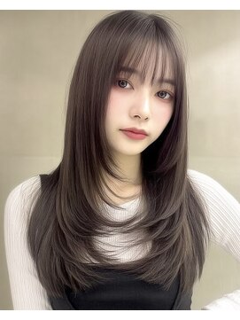 hum 立川【ハム】髪質改善・酸性ストレート・縮毛矯正 ココアベージュ/オリーブグレー/小顔/黒髪[立川/髪質改善]