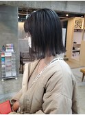 ブルーブラックカラー、ボブ