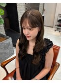 オリーブアッシュ×ロングレイヤー