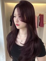 ラヴィ(Lavie) ブリーチ韓国ヘアハッシュカットレイヤーカットハイライトカラー